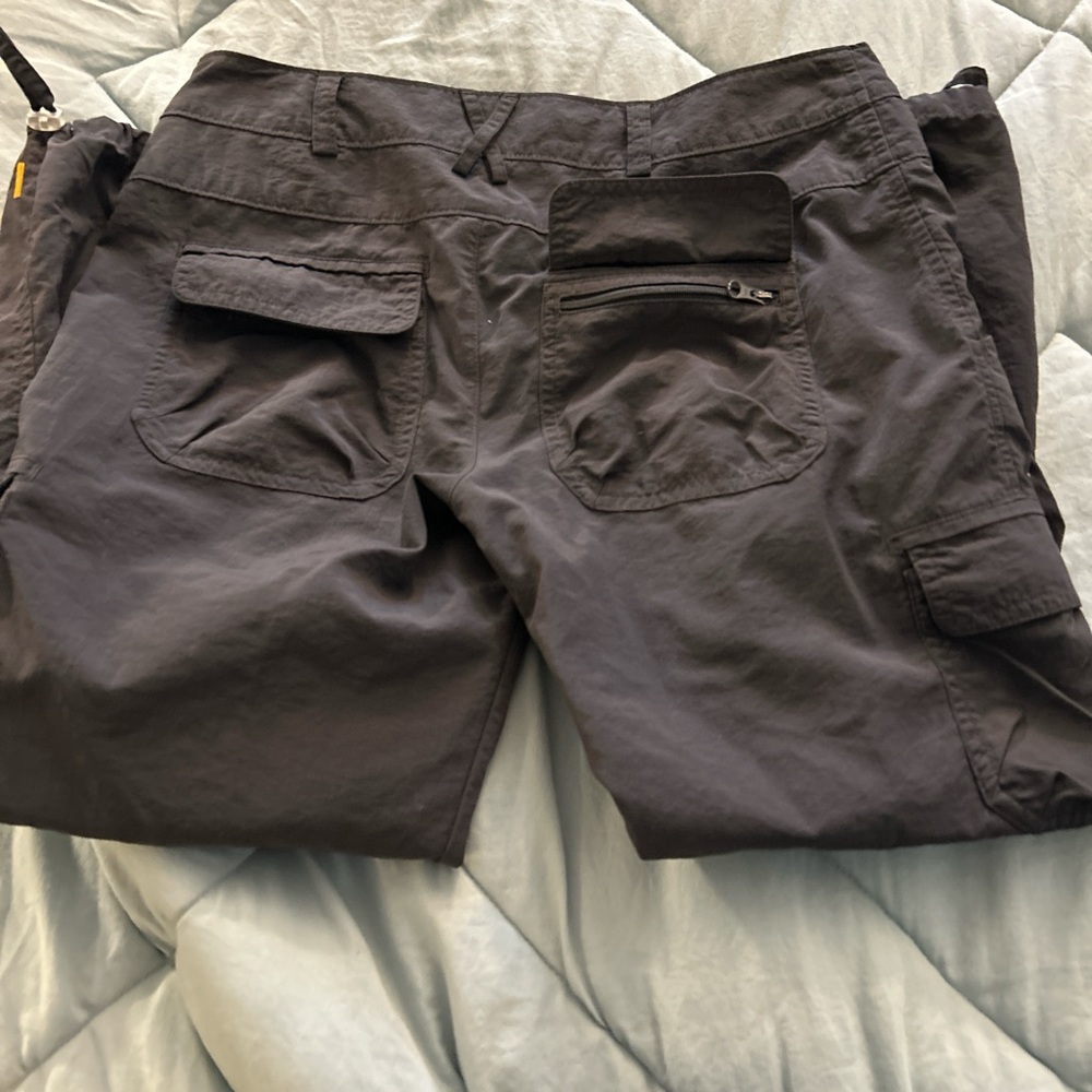 Lucy Women's Black Cargo Capris - Picture 4 of 6